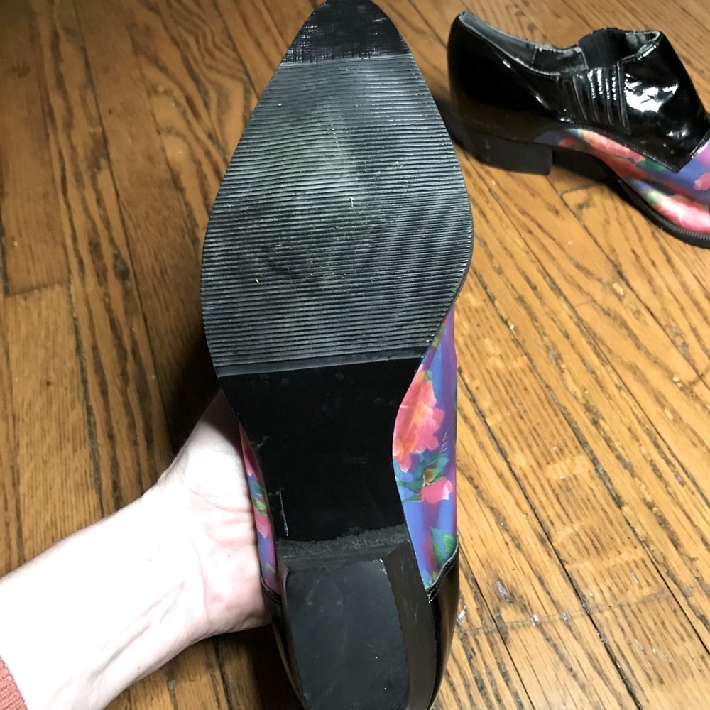 Vintage Steve Madden Floral Iridescent Western - Picture 6 of 6